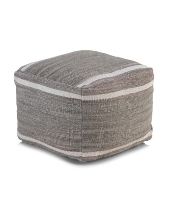 Pouf cubique en coton 45x45