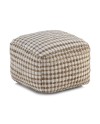 Pouf cubique en coton 45x45